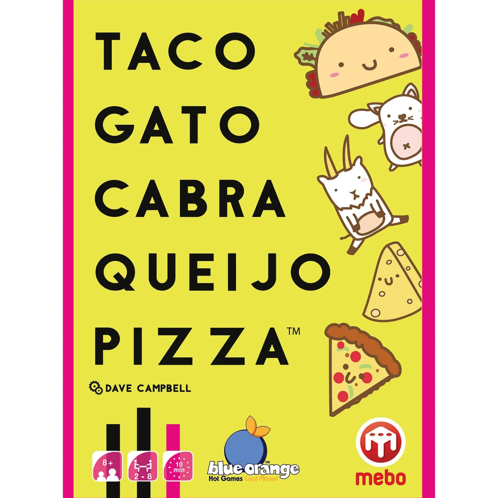 Mebogames Taco Gato Cabra Queijo Pizza
