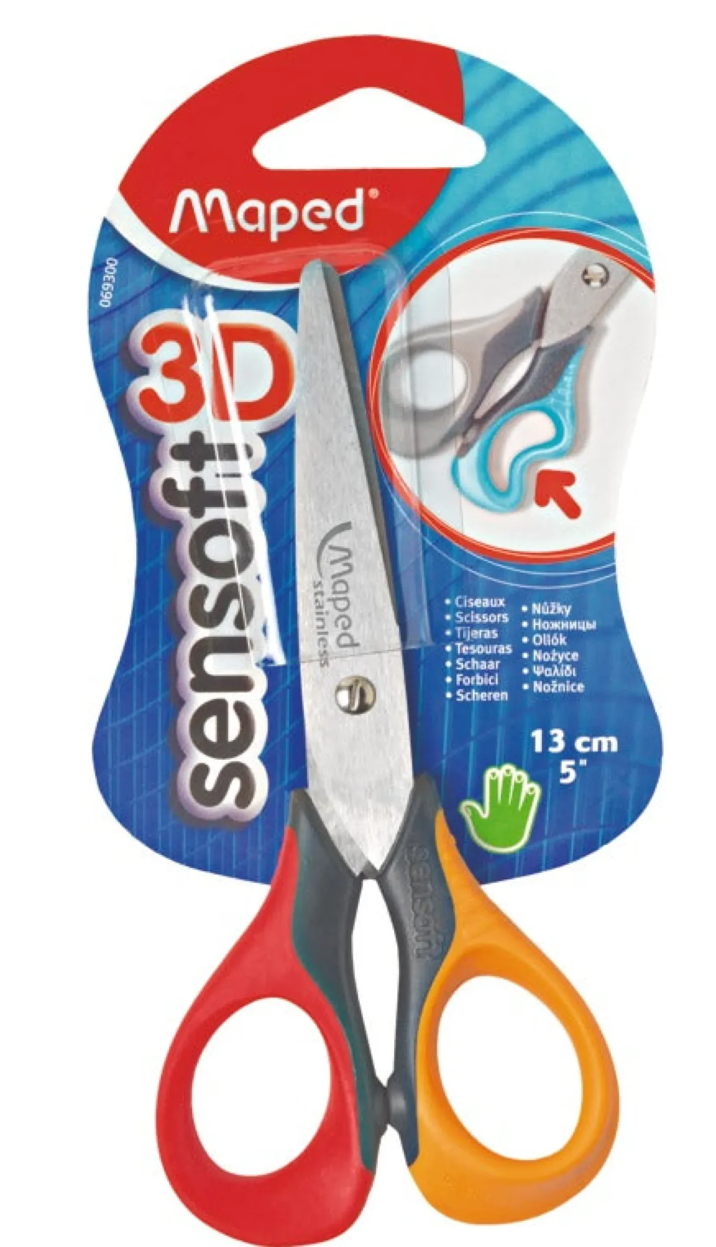 Online Maped Tesoura 13.5cm Sensoft