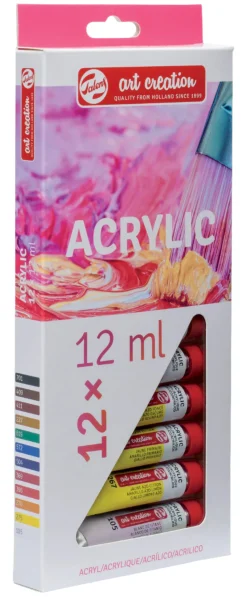 Talens Tinta Acrílica 12ml 12 unidades