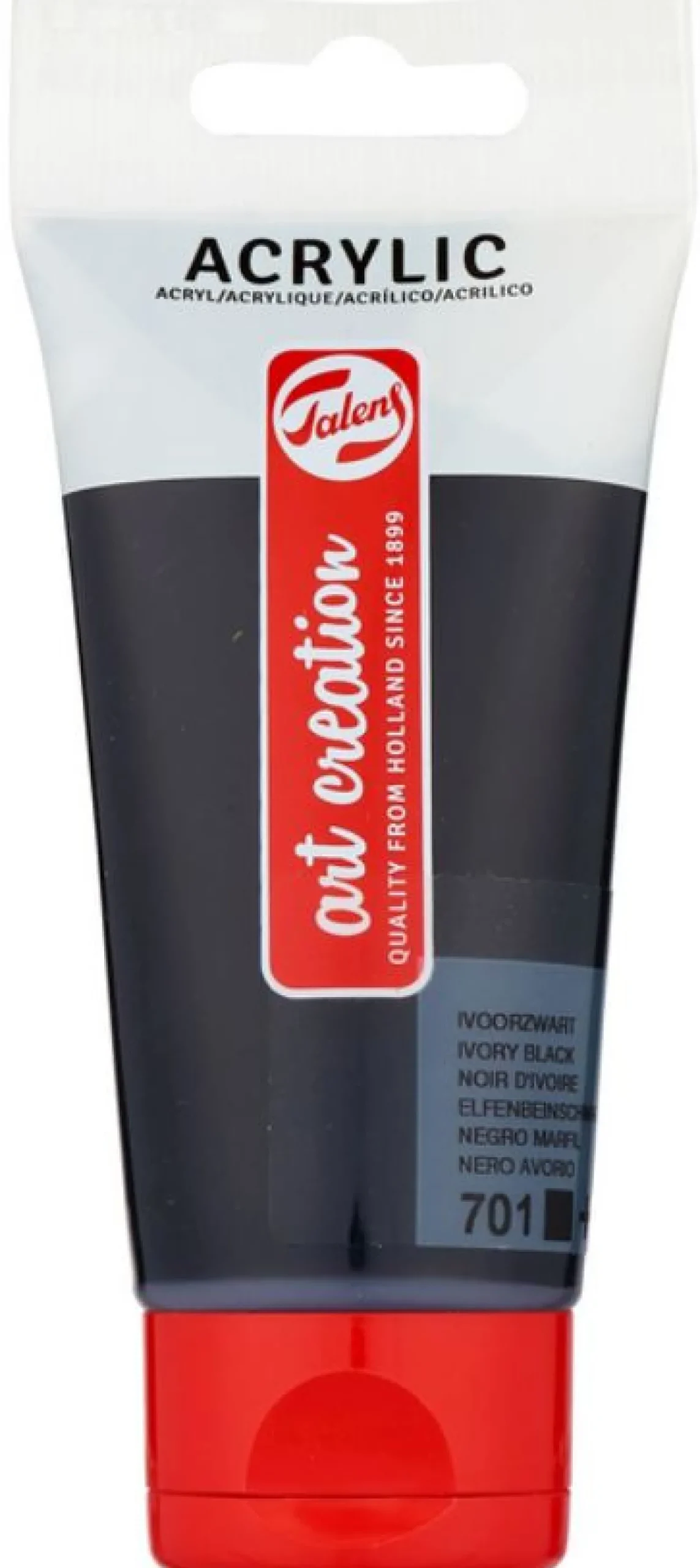 Hot Talens Tinta Acrílica 75ml Preto Art Creation