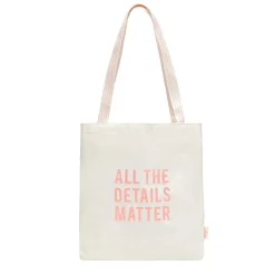 Outlet Mayfair Tote Bag Canvas Pequeno Spring Peach