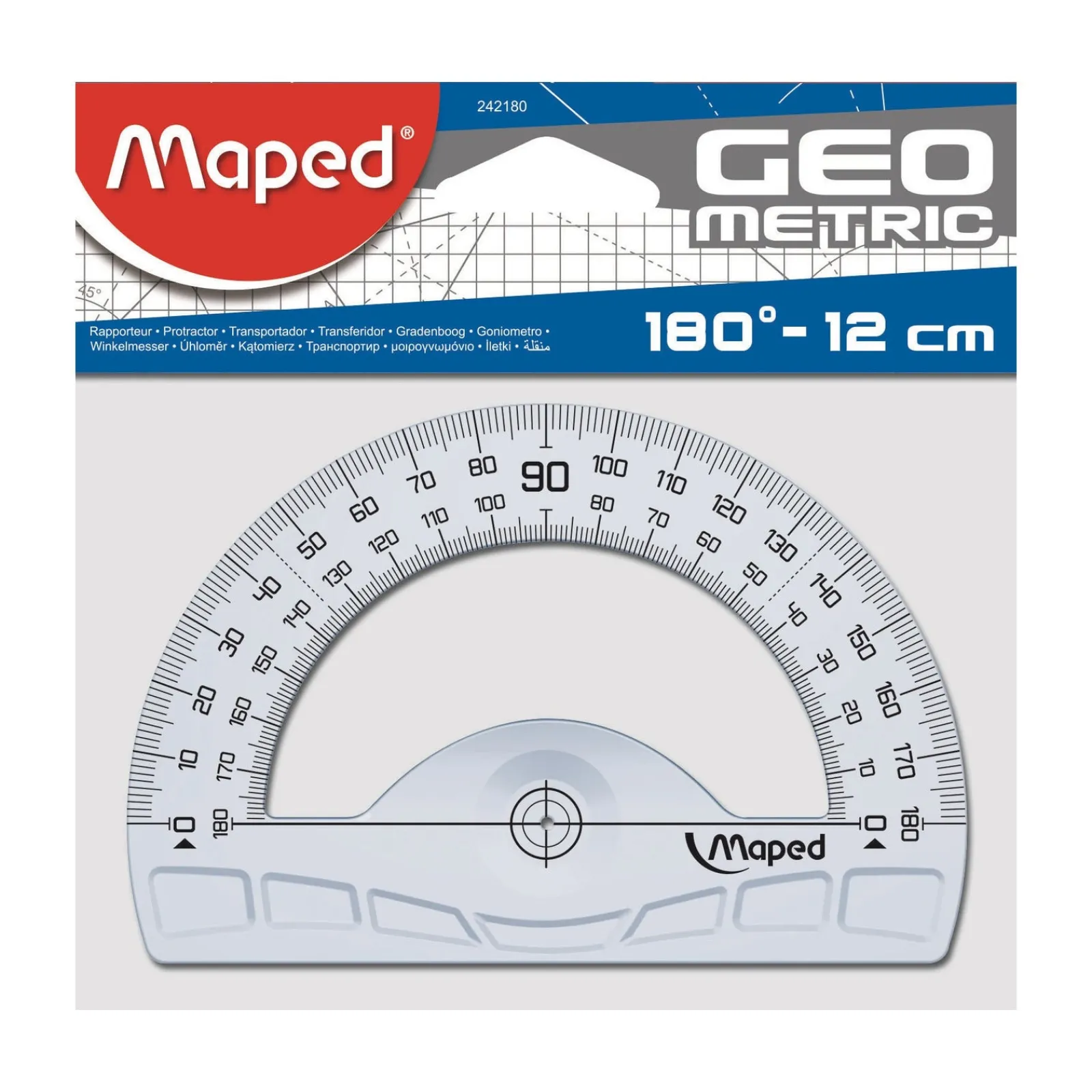 Maped Transferidor Graphic 180º 12cm