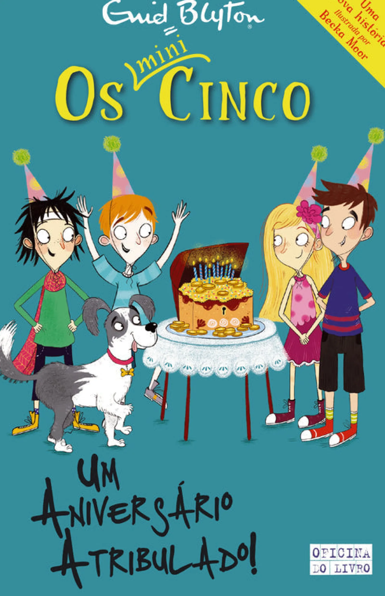 Oficina Do Livro Um Aniversário Atribulado! de Enid Blyton Os Mini-Cinco N.º 9
