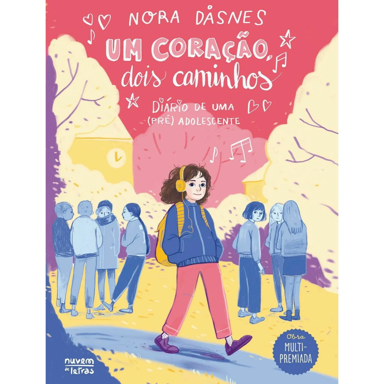 Nuvem De Letras Um Coração, Dois Caminhos de Nora Dåsnes - Diário de uma (pré) Adolescente