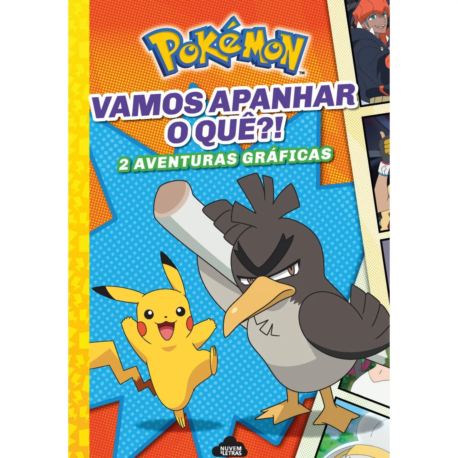Nuvem De Letras Vamos Apanhar o Quê?!: Novela Gráfica de The Pokémon Company