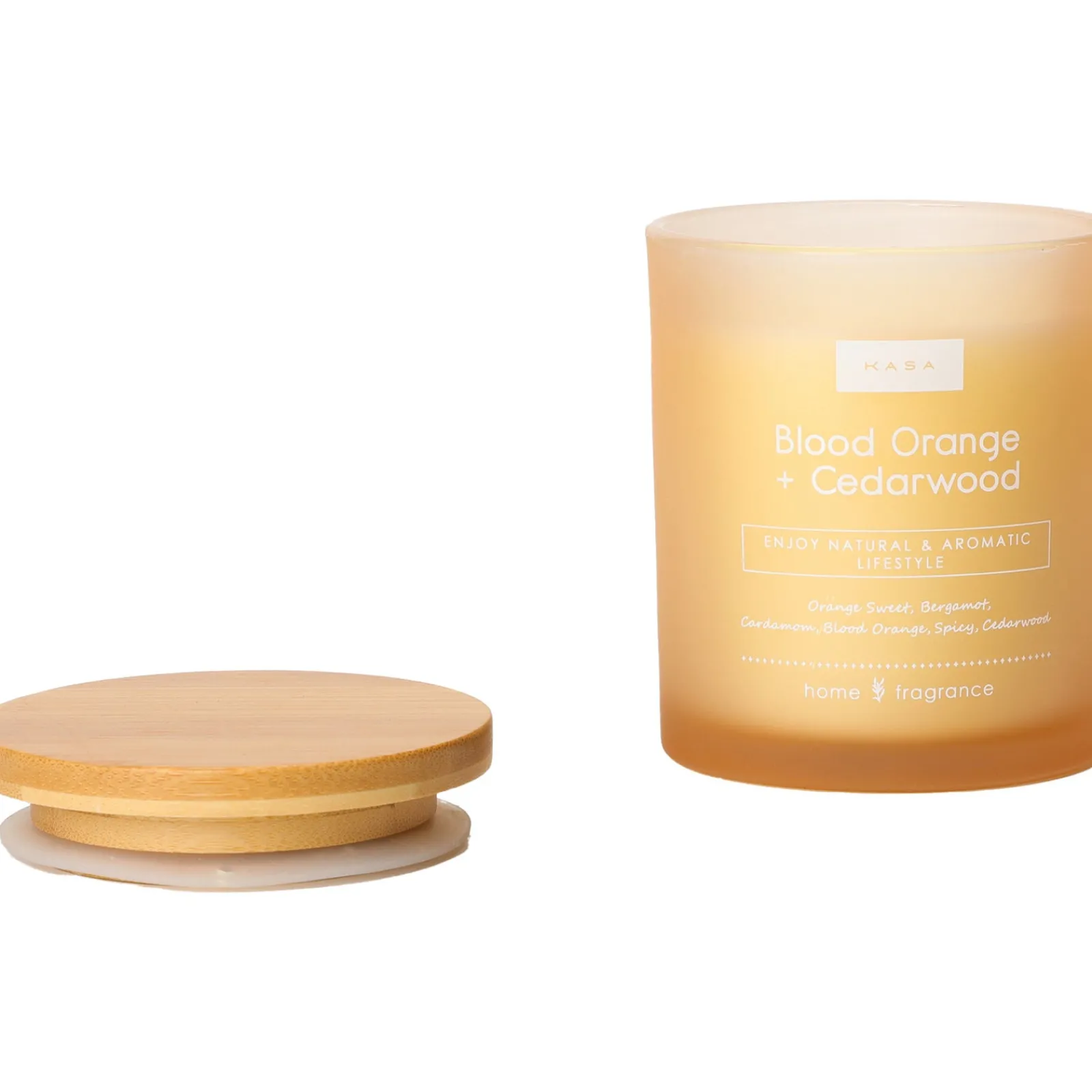 Kasa Vela Copo Laranja Tampa Madeira