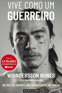 Marcador Vive Como um Guerreiro de Whindersson Nunes e Gabriel Chalita