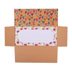 Artebene Voucher Com Envelope - Corações Cores